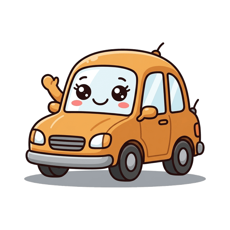 Scrappy mascot for Camden scrap car collection